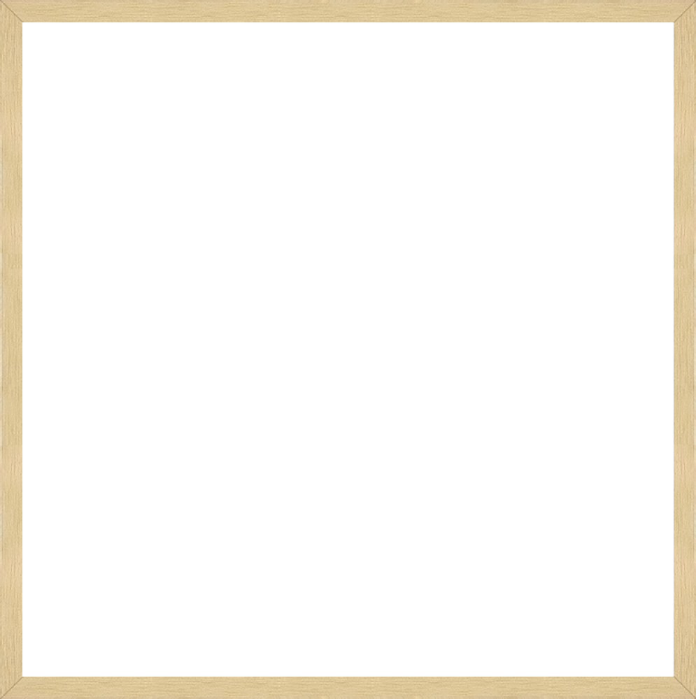 Studio Blonde Wood Frame - Paper Clipart (995x1000), Png Download