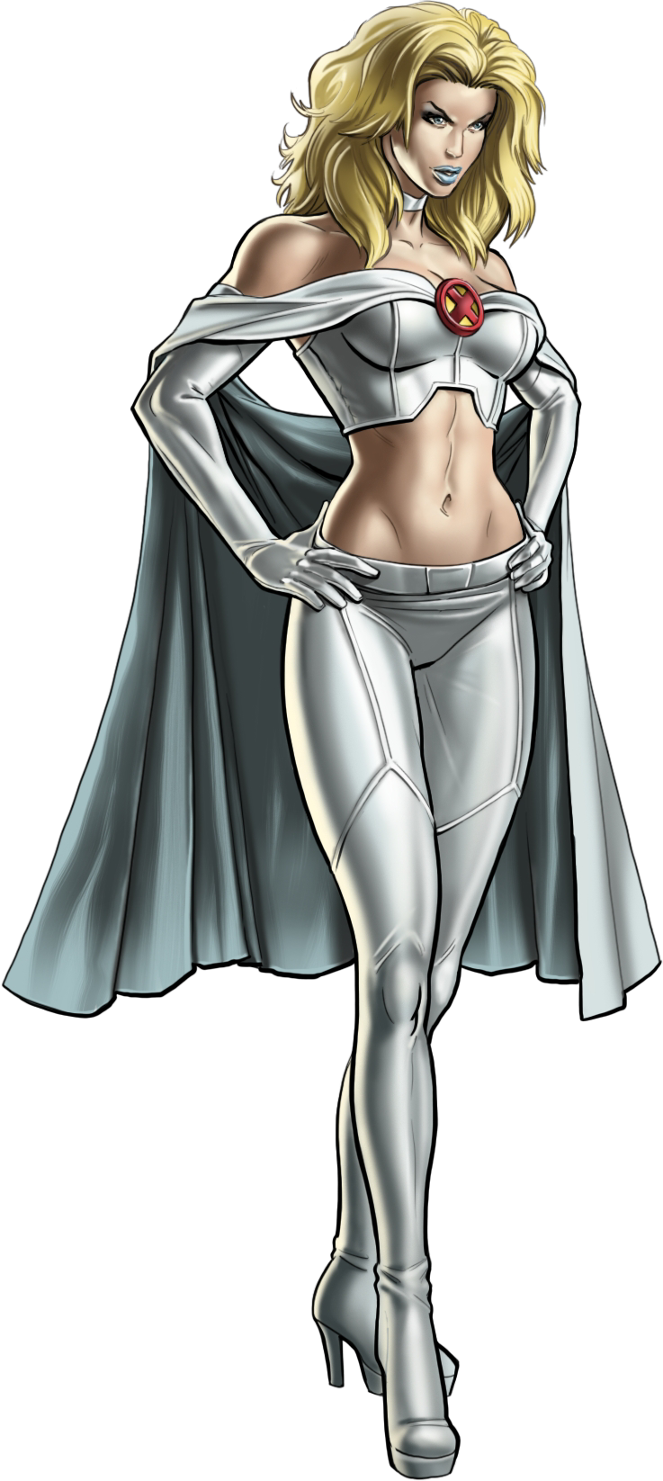 Emma Frost Marvel Clipart (737x1646), Png Download