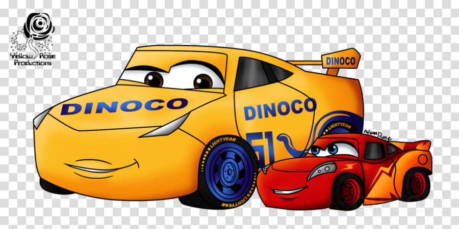 Cars 3 Fan Art Clipart Lightning Mcqueen Car Miss Fritter - Cartoon Car Images Png Transparent Png (900x450), Png Download