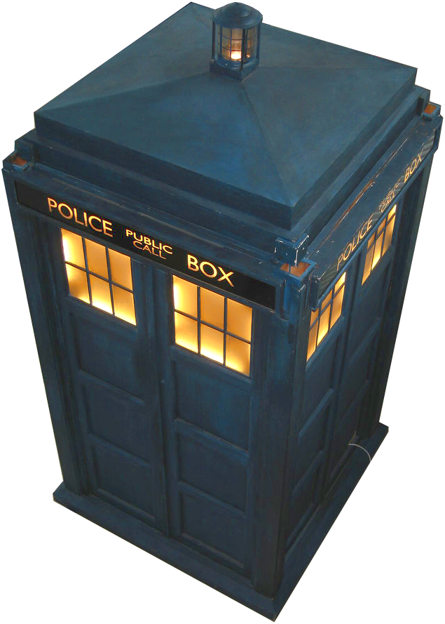 File - Tardis-trans - Tenth Doctor Tardis Png Clipart (635x889), Png Download