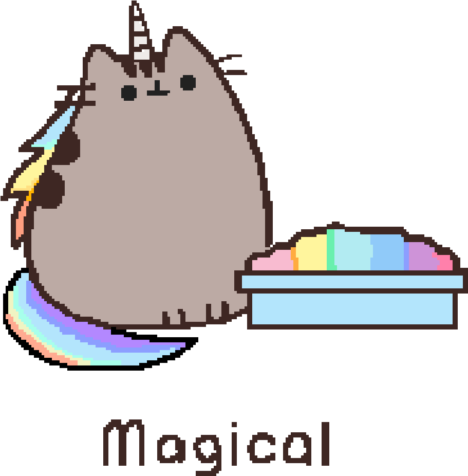 Pusheen - Cute Unicorn Pusheen Clipart (1180x1180), Png Download