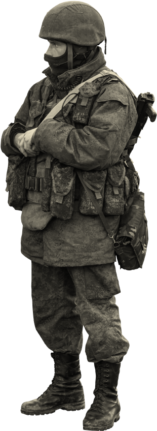 1 - - Солдат Пнг Clipart (450x930), Png Download