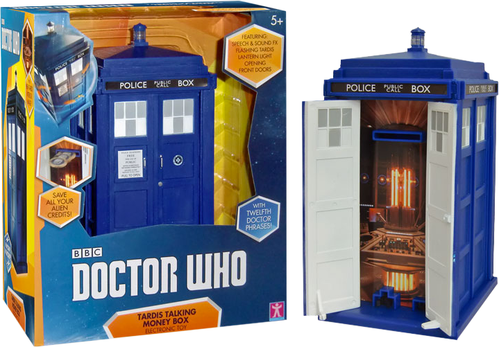 Doctor - Doctor Who Tardis Money Box Clipart (719x501), Png Download