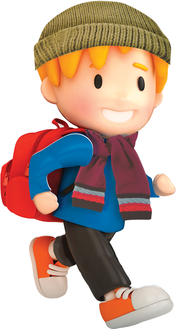 Safe Routes To School - Walking To School Png Clipart (1207x1722), Png Download