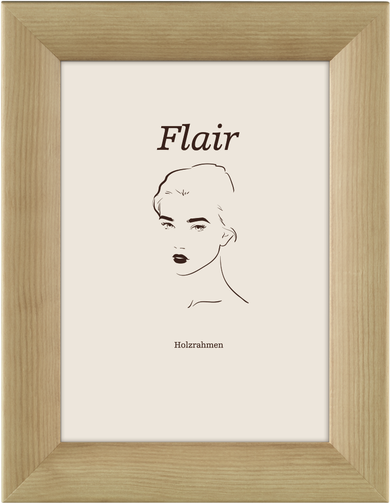 "flair 2" Wooden Frame, Birch, 10 X 15 Cm - Plywood Clipart (1100x1100), Png Download
