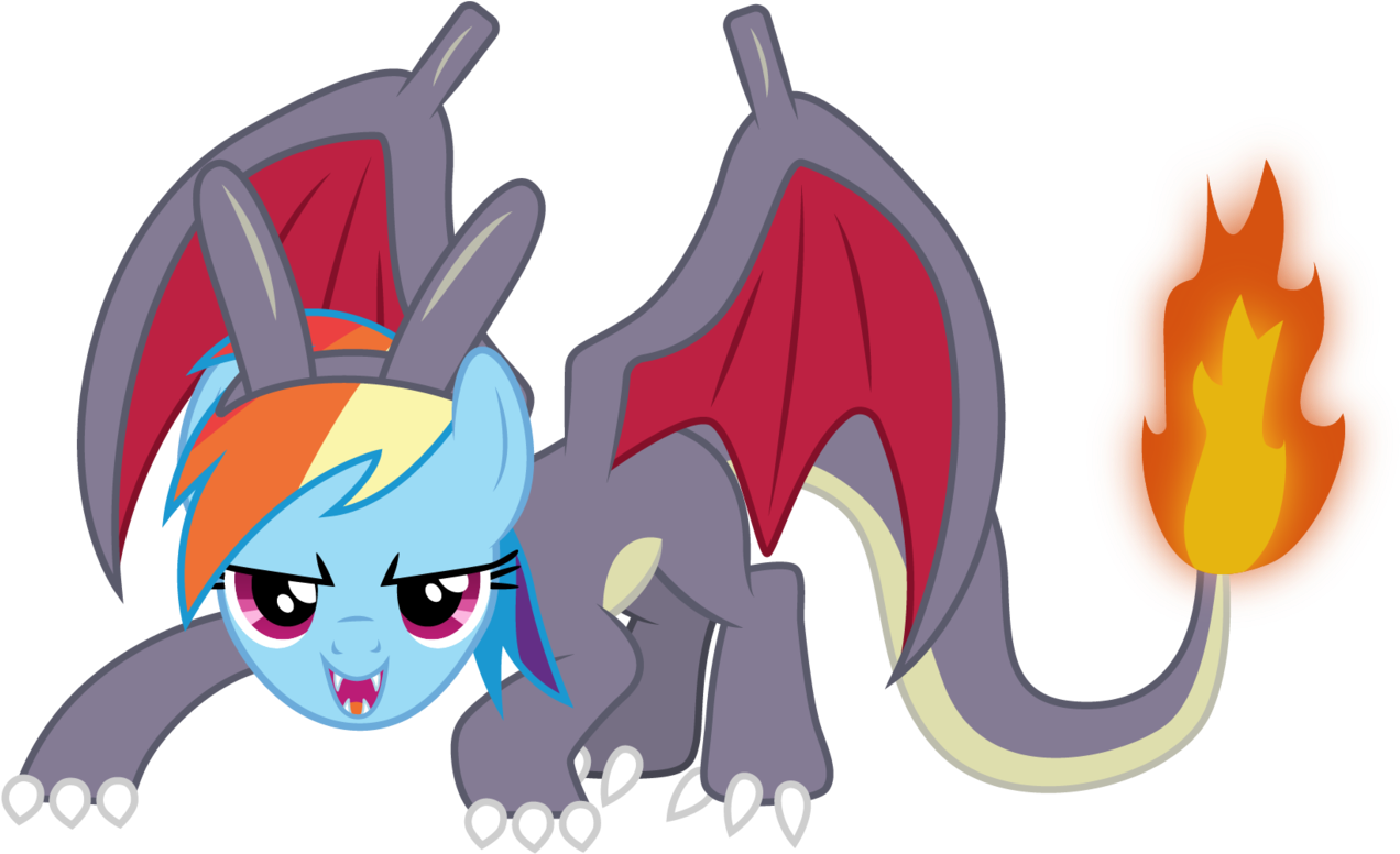 Cloudyglow, Charizard, Female, Looking At You, Mare, - Shiny Charizard Clipart (1272x776), Png Download