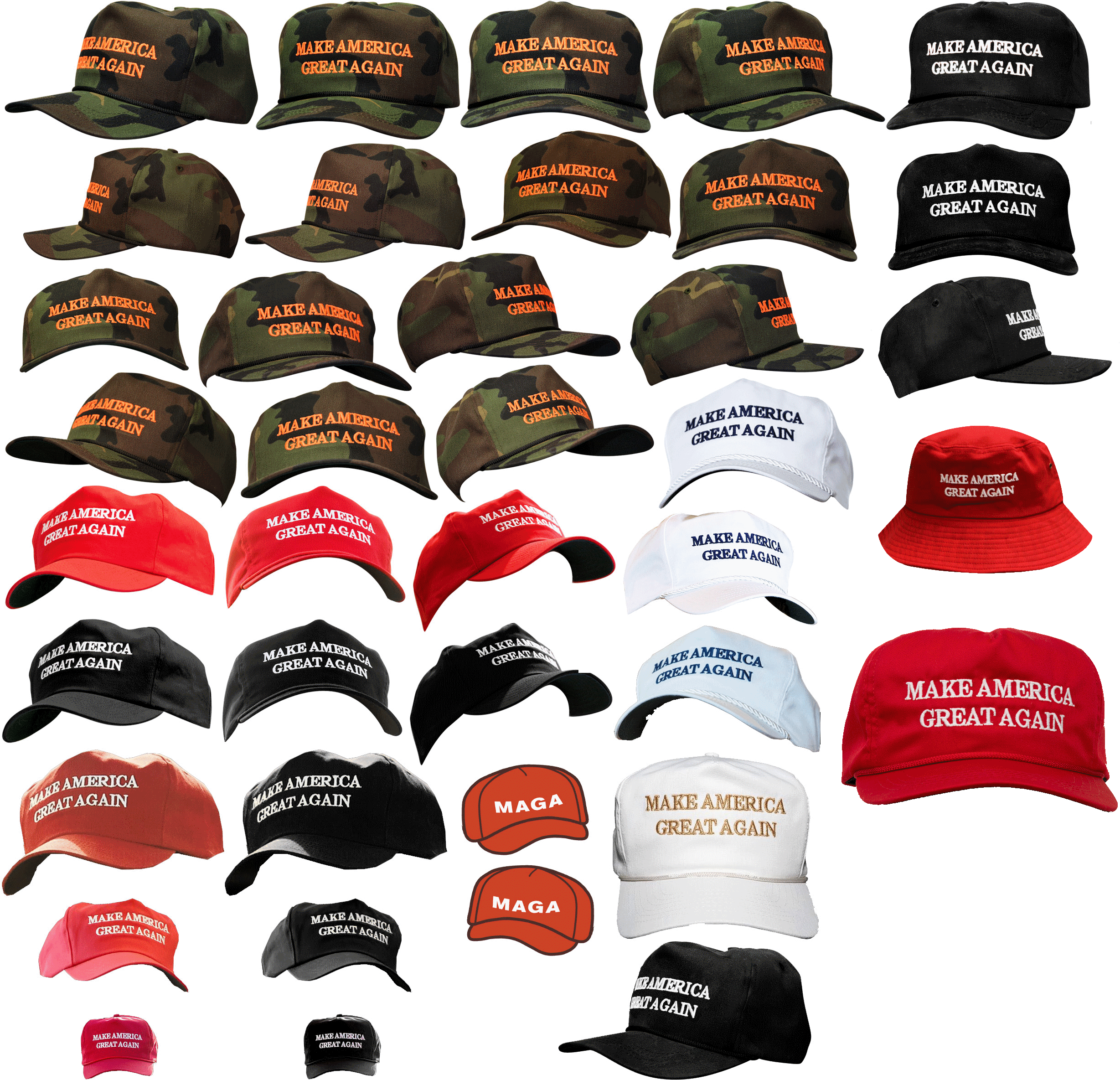 For All Of You Photoshoppers Maga Hats Png Edition - Maga Hats Png Clipart (2520x2404), Png Download