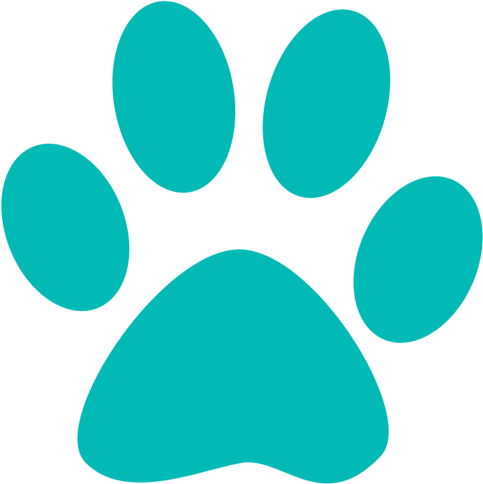 Dog Paw Icon Red , Png Download - Paw Print Clip Art Transparent Png (692x694), Png Download