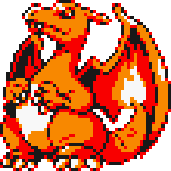 Dobbs - Charizard Pokemon Yellow Sprite Clipart (600x600), Png Download