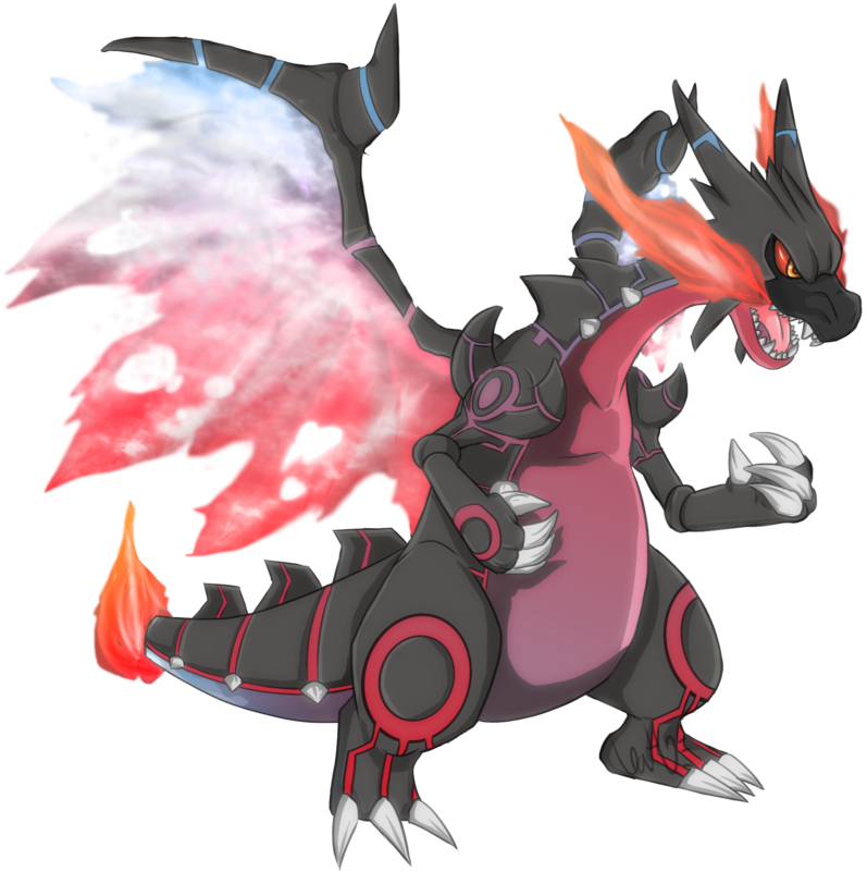 Necklace Pokemon Charizard Pokemon Wicked Cool Dragon - Blue Dragon Pokemon Characters Clipart (797x801), Png Download