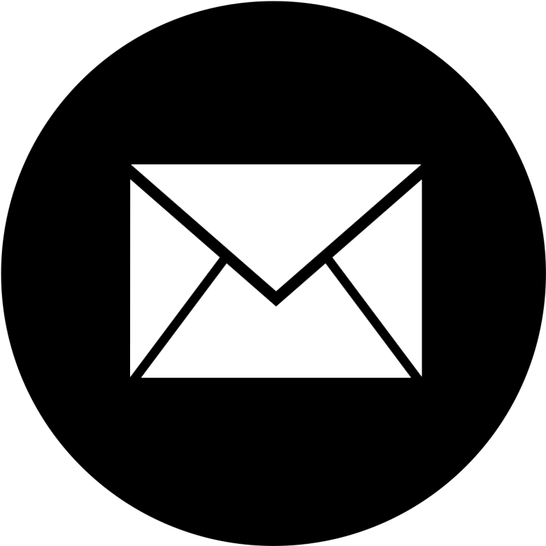 Icono Gmail Gratis De Address Book Providers In Black - Social Media Icon Email Clipart (940x940), Png Download