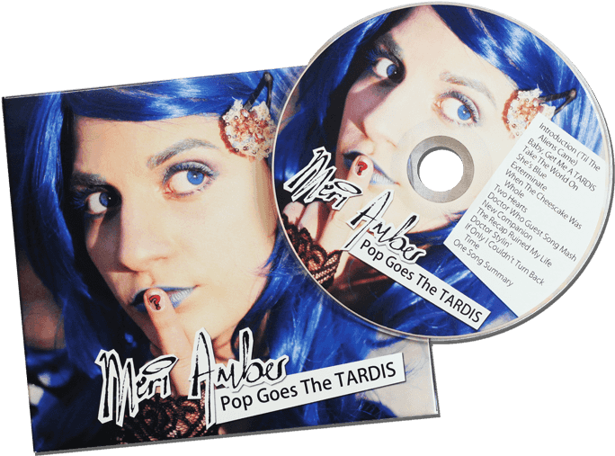 Meri Amber's Pop Goes The Tardis Album - Cd Clipart (700x513), Png Download