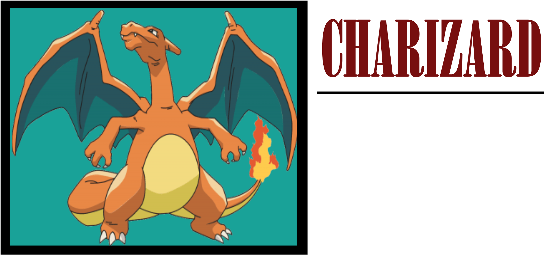 Featured Charizard Tech - Cartoon Clipart (2200x1051), Png Download