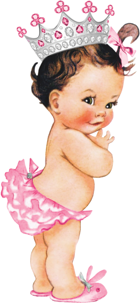 Download 1104 X 1104 12 - Vintage Princess Baby Girl Clipart Png