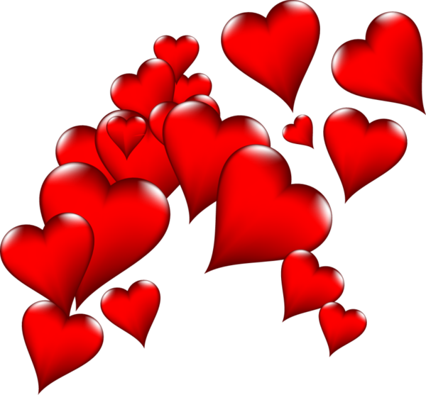 - Png Coeur - Hearts Png Clipart (600x557), Png Download