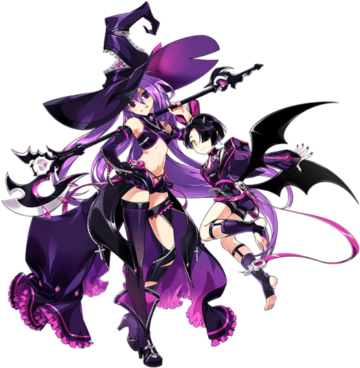 Oz Sorcerer Angkornofx - Elsword Aisha Oz Sorcerer Clipart (550x576), Png Download