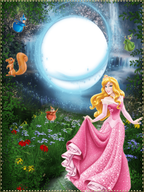 Free Png Best Stock Photos Princess Png Kids Frame - Sleeping Beauty Face Png Clipart (480x640), Png Download