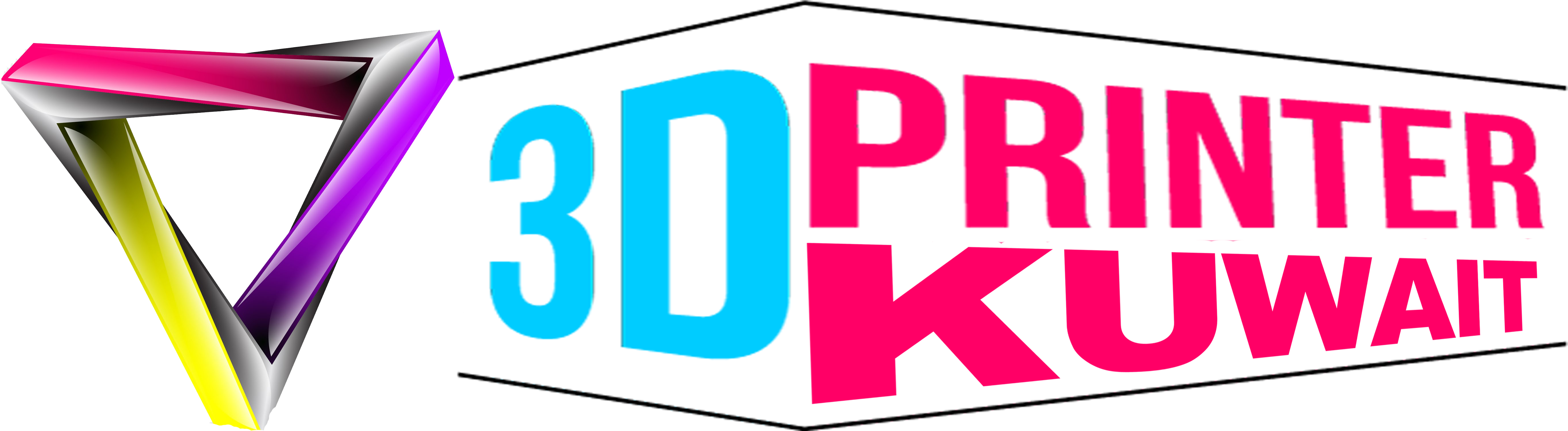 Kuwait 3d Printer - Signage Clipart (6000x1844), Png Download