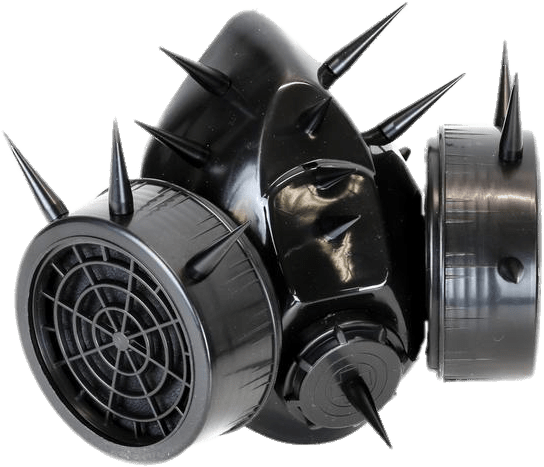 Cyber Cosplay Gas Mask - Goth Gas Mask Clipart (600x515), Png Download