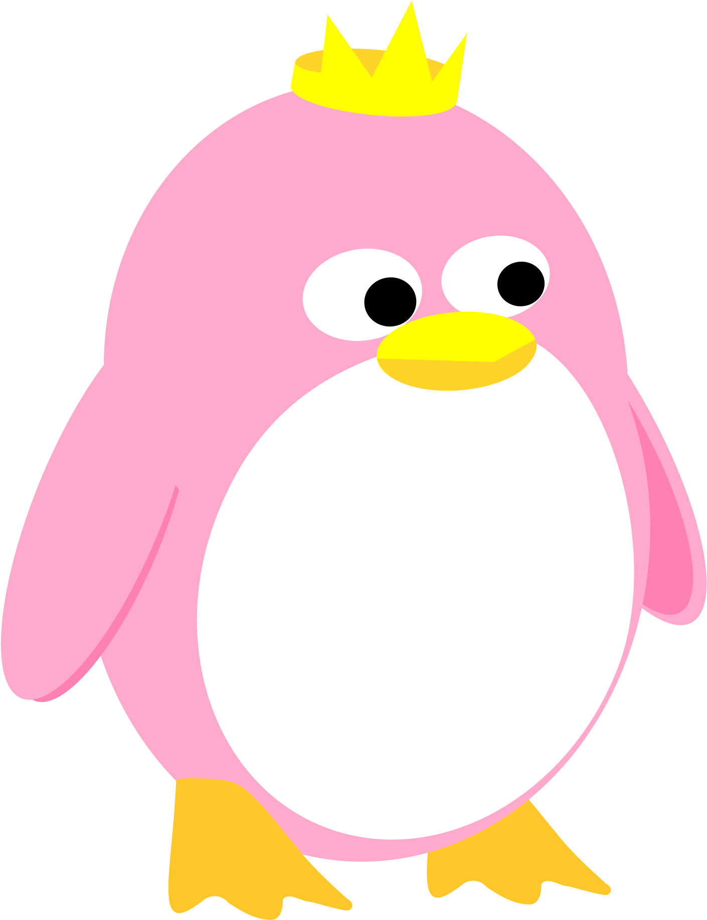 This Free Icons Png Design Of Princess Penguin Clipart (1703x2400), Png Download