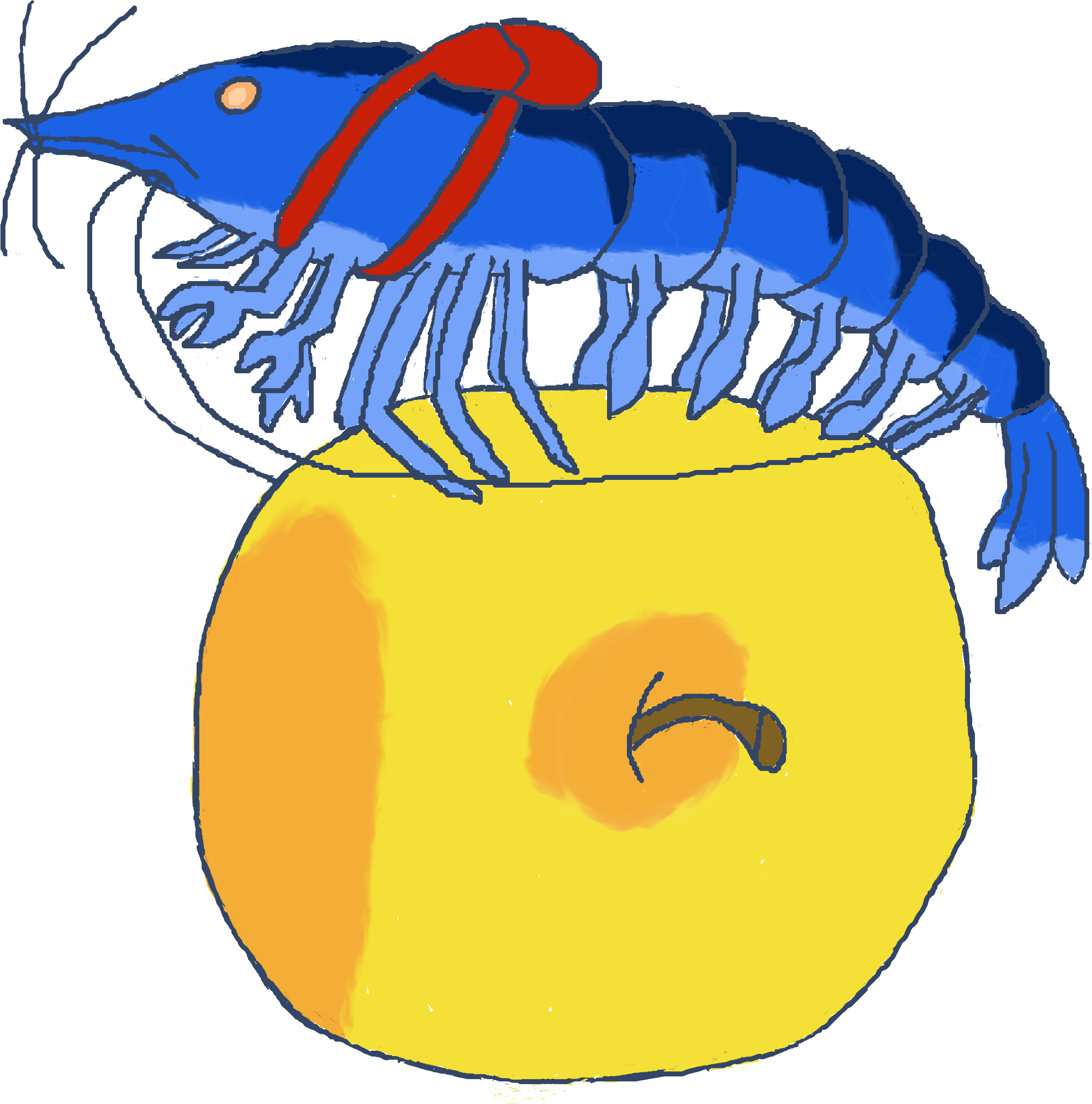 Back To School Shrimp Clipart (3000x4000), Png Download