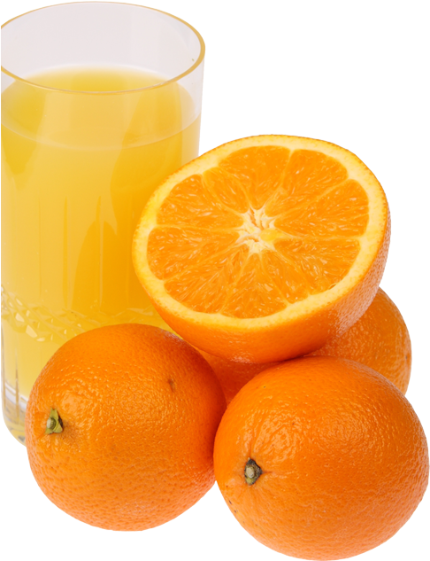 Zumo Naranja Con Las Bajas Temperaturas Del Invierno - Blood Orange Clipart (495x652), Png Download