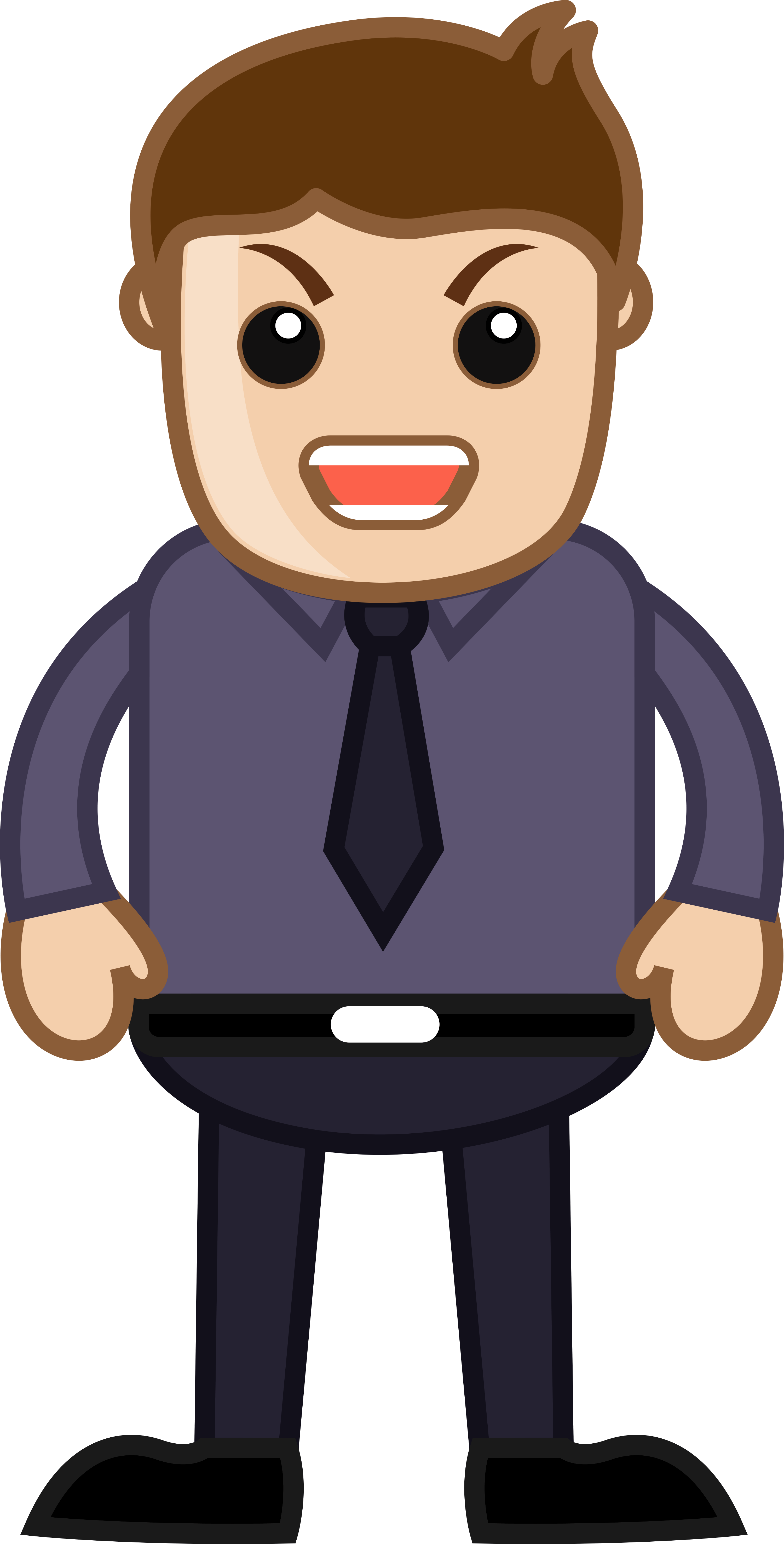 Clipart Person Holding Books - Png Download (3000x5907), Png Download