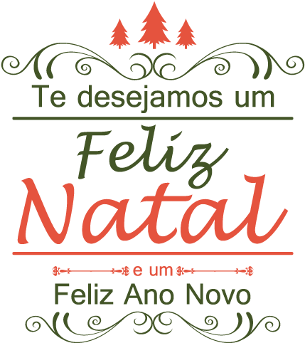Adesivo De Parede Decorativo Feliz Natal E Ano Novo - Poster Clipart (600x600), Png Download
