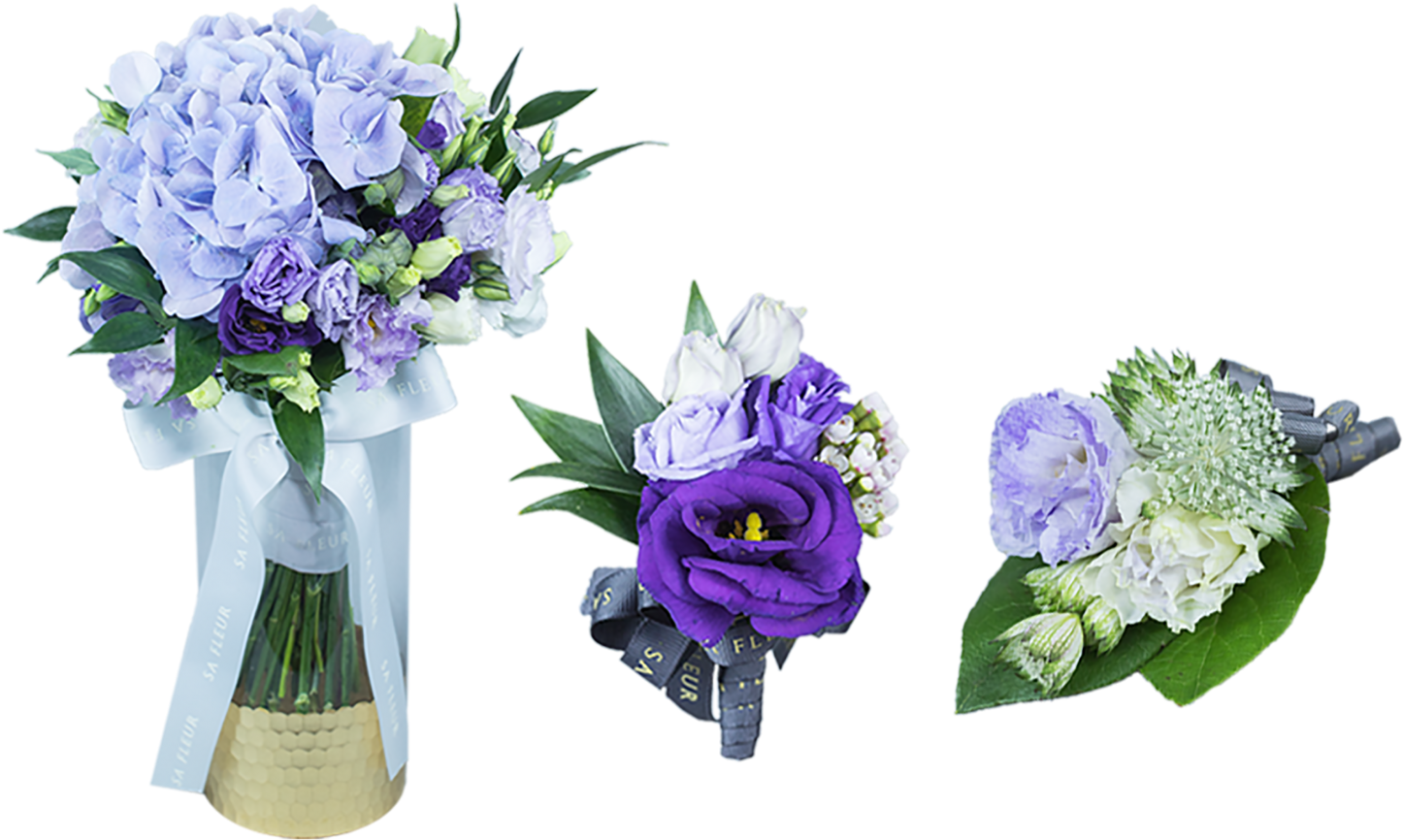 Clear Sky Package - Bouquet Clipart (1779x1080), Png Download