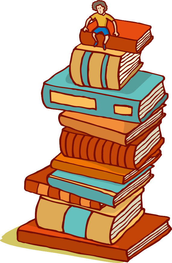 Montaña De Libros Png - Poster Design Books Donation Poster Clipart (571x872), Png Download