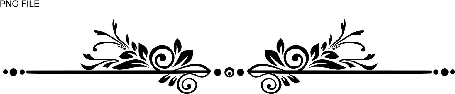 Download Underline Design - Floral Line Design Png Clipart - Large Size Png Image - PikPng