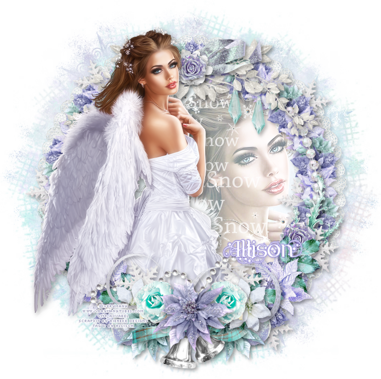 Here's The Tag I Made With This Beautiful Kit And Tube Clipart (778x774), Png Download