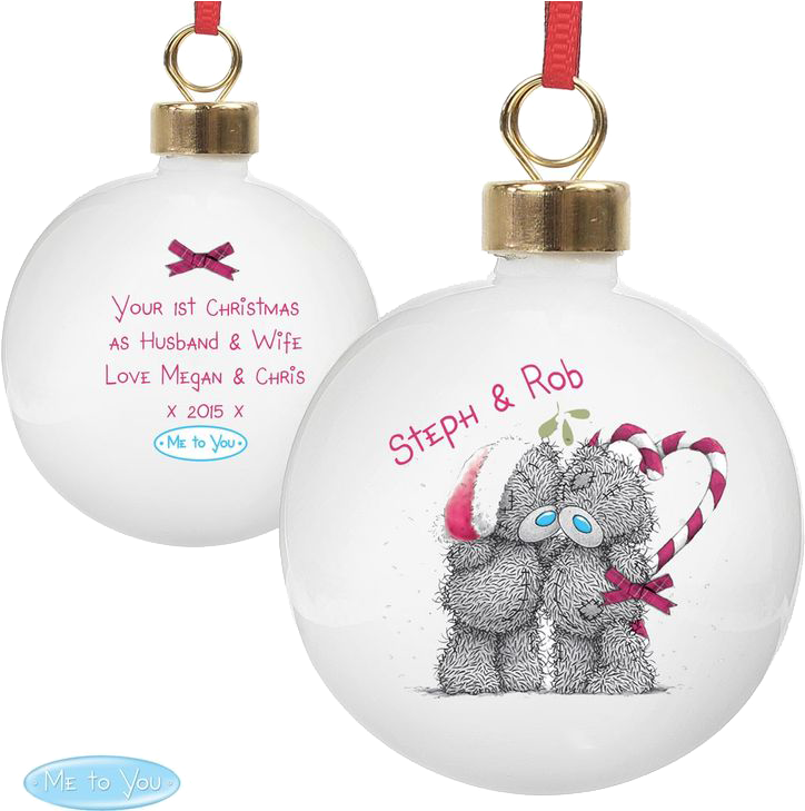 Christmas Baubles & Tree Decorations Personalised • - Christmas Day Clipart (736x728), Png Download