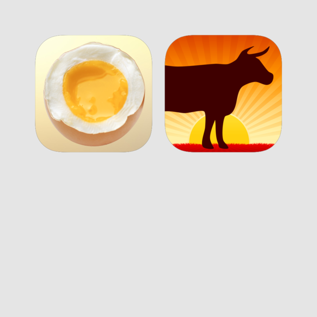 Steak & Eggs Clipart (630x630), Png Download