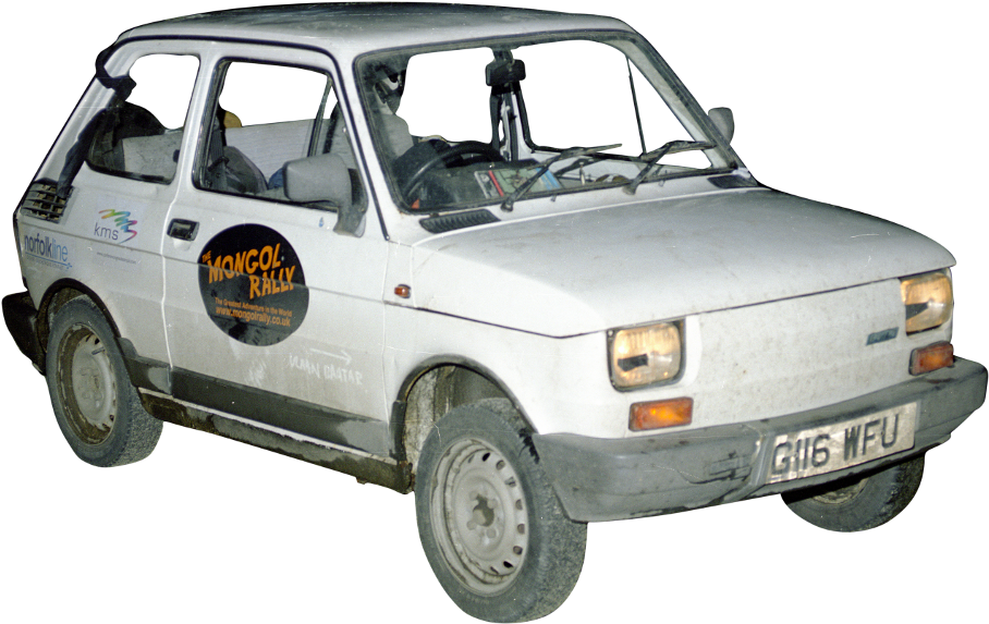 Shit Broken Car , Png Download - Fiat 126 Clipart (908x573), Png Download