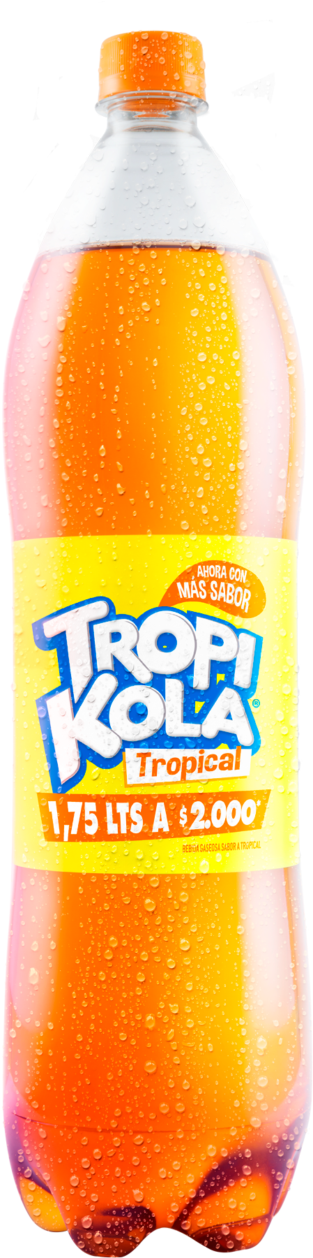 Tropikola Tropical - Orange Soft Drink Clipart (695x2000), Png Download