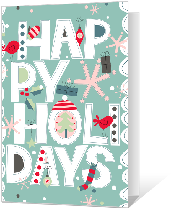 Season's Greetings Cards , Png Download - Greeting Card Clipart (579x709), Png Download