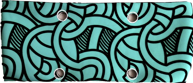 Borde Decorativo Psicodelico Aguamarina - Coin Purse Clipart (800x430), Png Download