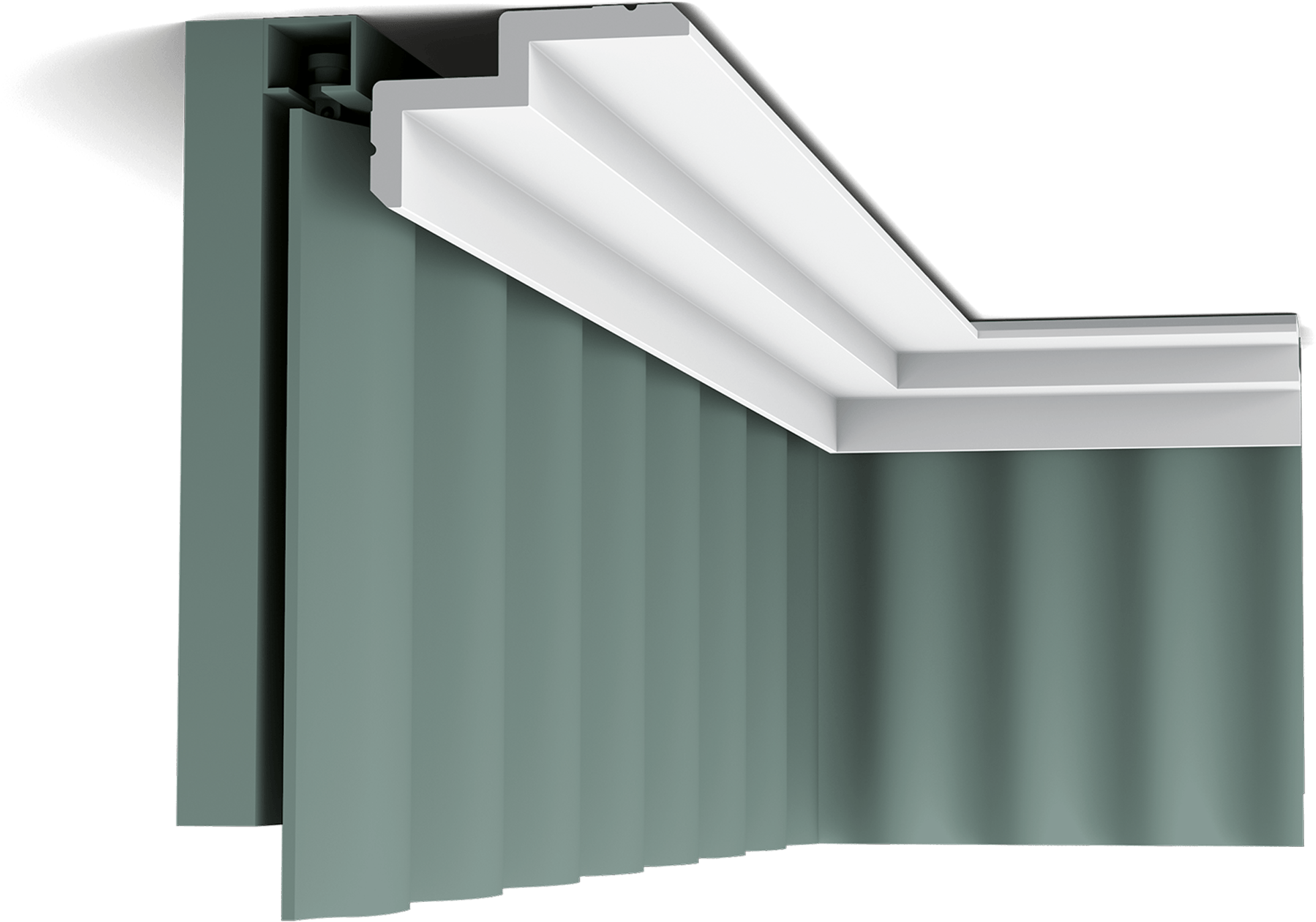 Cp390 ' - Cacher Tringle Rideau Plafond Clipart (2000x2000), Png Download