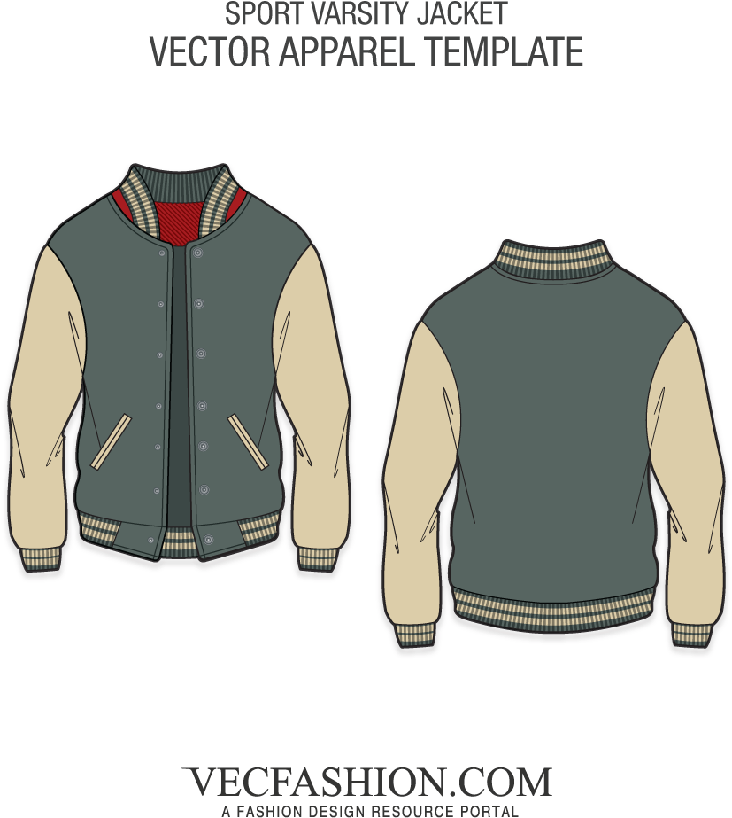 Varsity Jacket American Baseball - Varsity Jacket Vector Free Clipart (827x923), Png Download