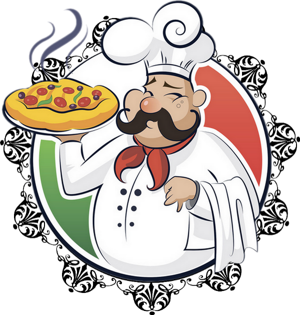 Pizzaïolo Italien - Cuisine Italienne Clipart - Png Download (600x630), Png Download