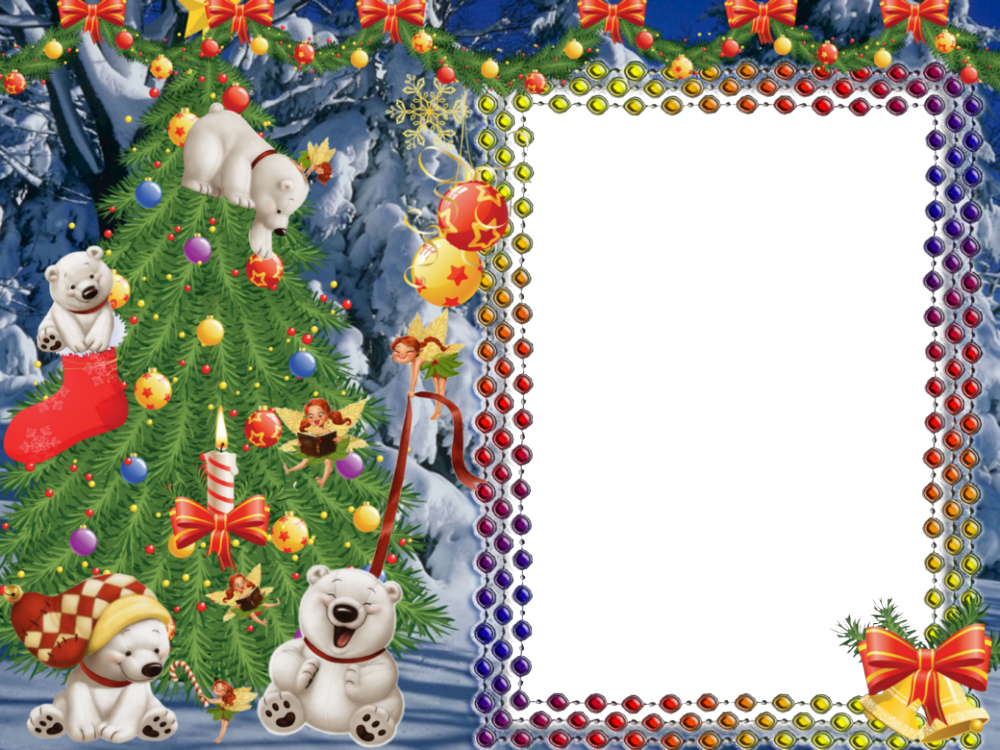 Marcos Para Fotos - Christmas Day Clipart (1000x750), Png Download