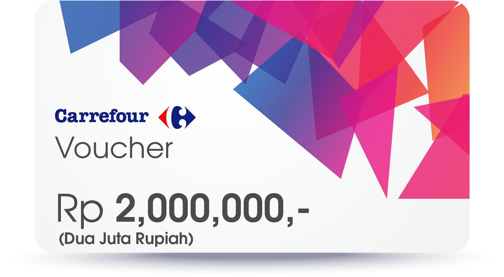 Voucher Carrefour Png - Voucher Carrefour 2 Juta Clipart (1761x935), Png Download