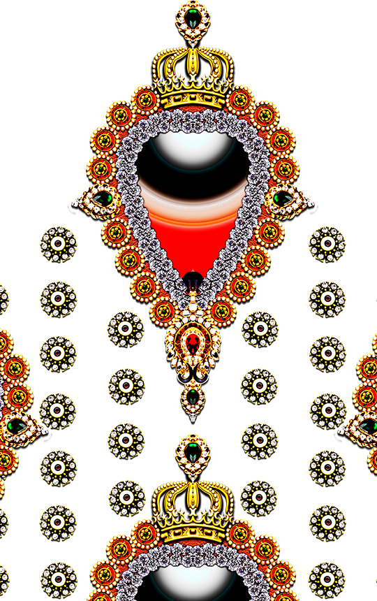 Jewelry Design,jewelry,textile Jewelry,fabric Jewelry,textile - Illustration Clipart (540x860), Png Download