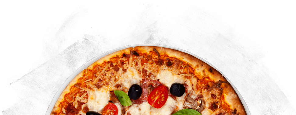 Pizza Vico Del Carmine Firenze - Pizza Ingredients Png Clipart (972x378), Png Download