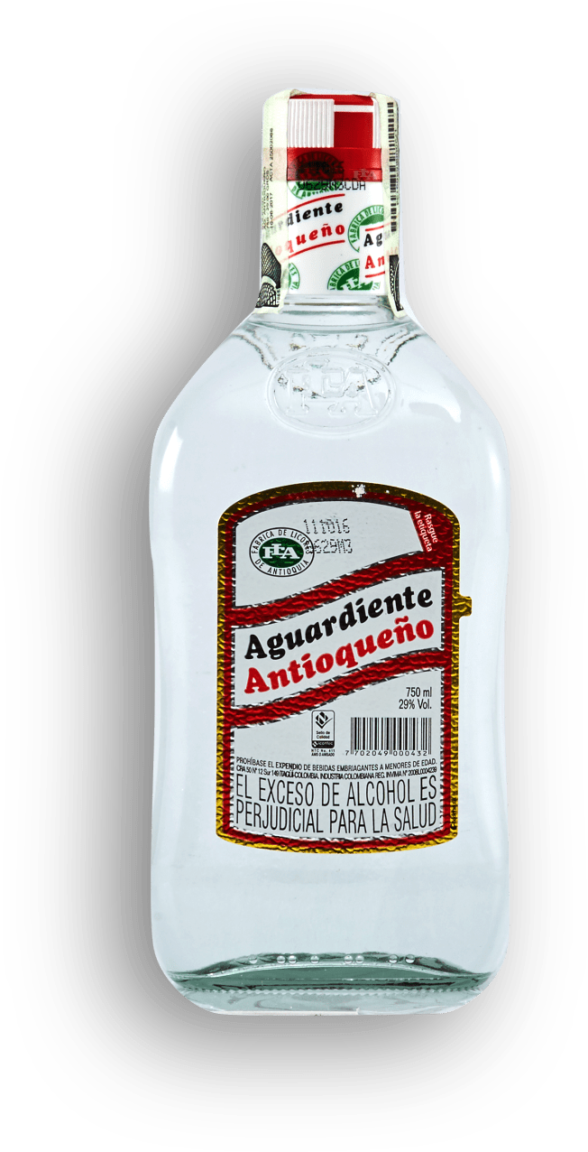 Aguardiente Antioqueño Botella - Botella Aguardiente Antioqueño Png Clipart (1600x1600), Png Download