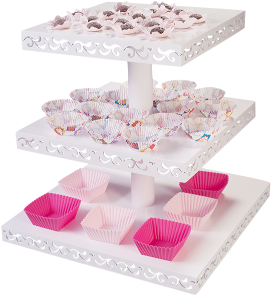 Bandeja Doces Quadrada - Bandejas Para Doces Quadrada Clipart (600x696), Png Download