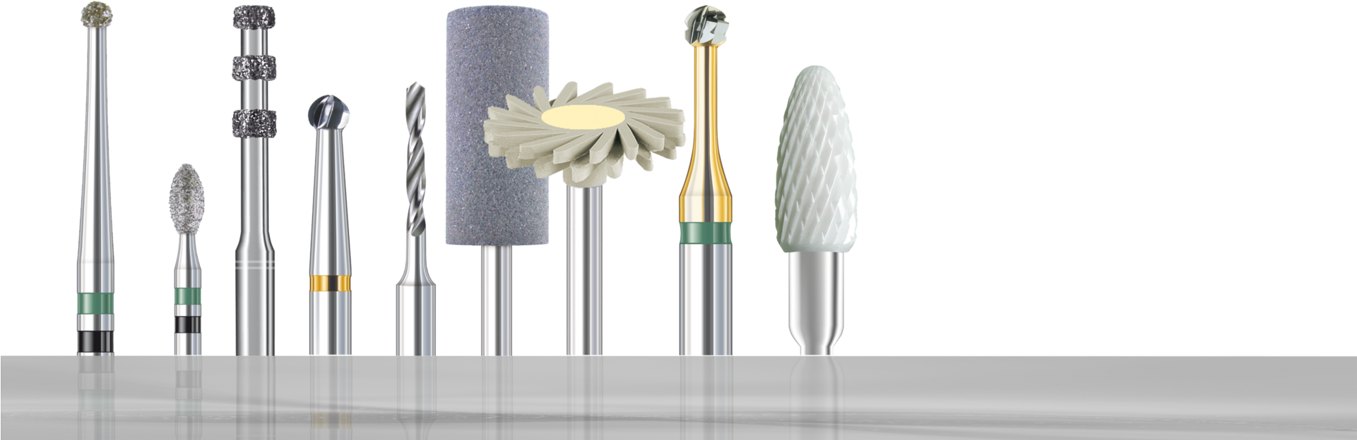 Our Rotary Dental Instruments And Precision Tools Are - Makeup Brushes Clipart (1920x720), Png Download