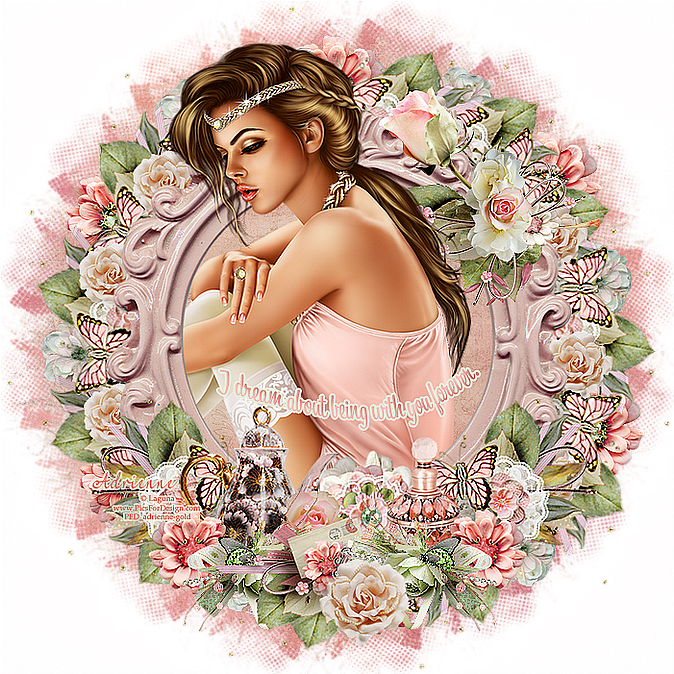 Angel Girl With Sleeping Kitten - Garden Roses Clipart (700x700), Png Download