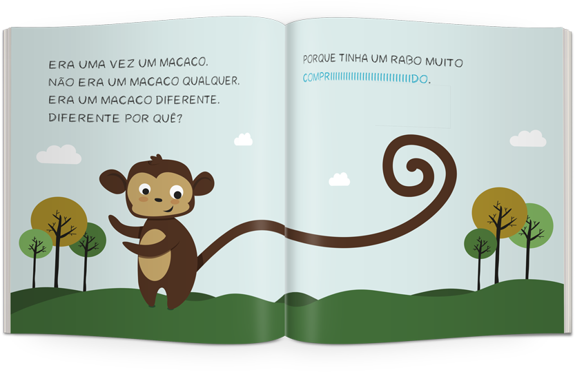 O Macaco Tocador De Violão - Cartoon Clipart (1000x750), Png Download